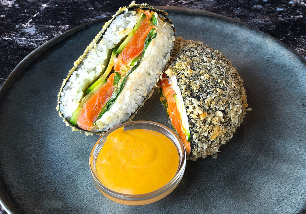 Купити суші бургер з лососем Суші бургер з лососем